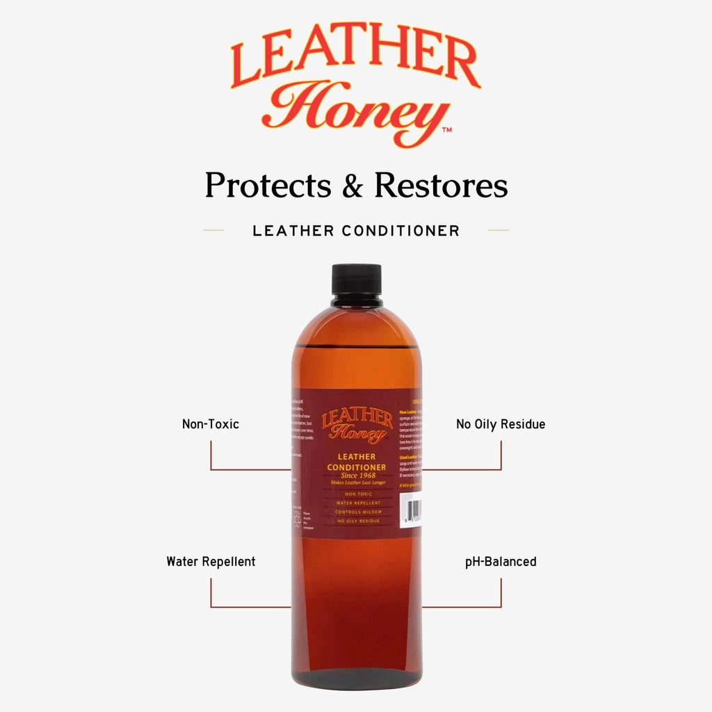 Leather Honey Leather Conditioner – Non-Toxic & Made in the USA Since 1968 Jansha Store