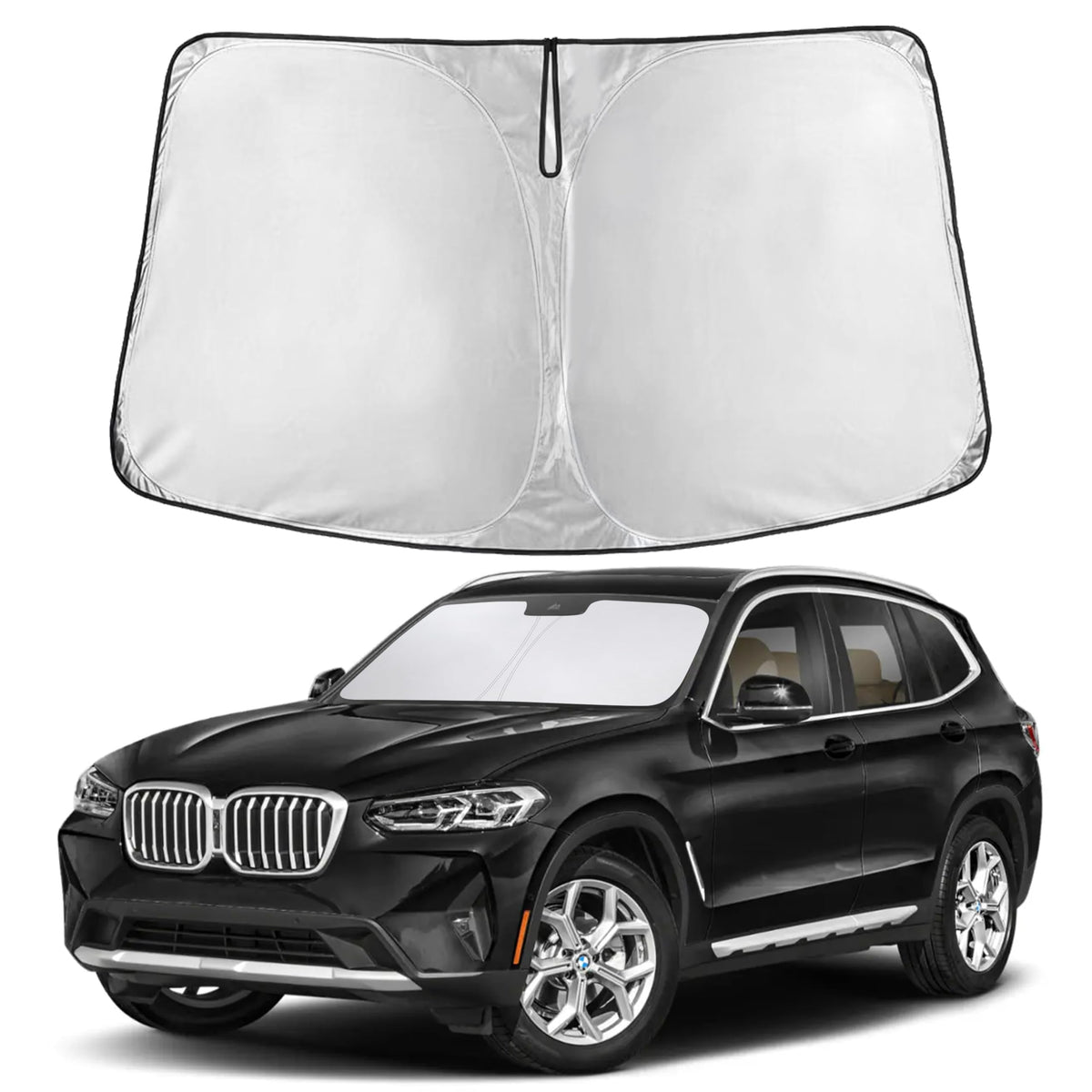 EcoNour Car Windshield Sun Shade, Front Window Sun Blocker for SUVs,Sedan Jansha Store