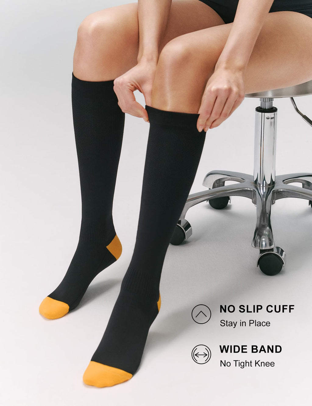 FITRELL 3 Pairs Compression Socks for Women and Men 20-30mmHg-Circulation Support Socks Jansha Store
