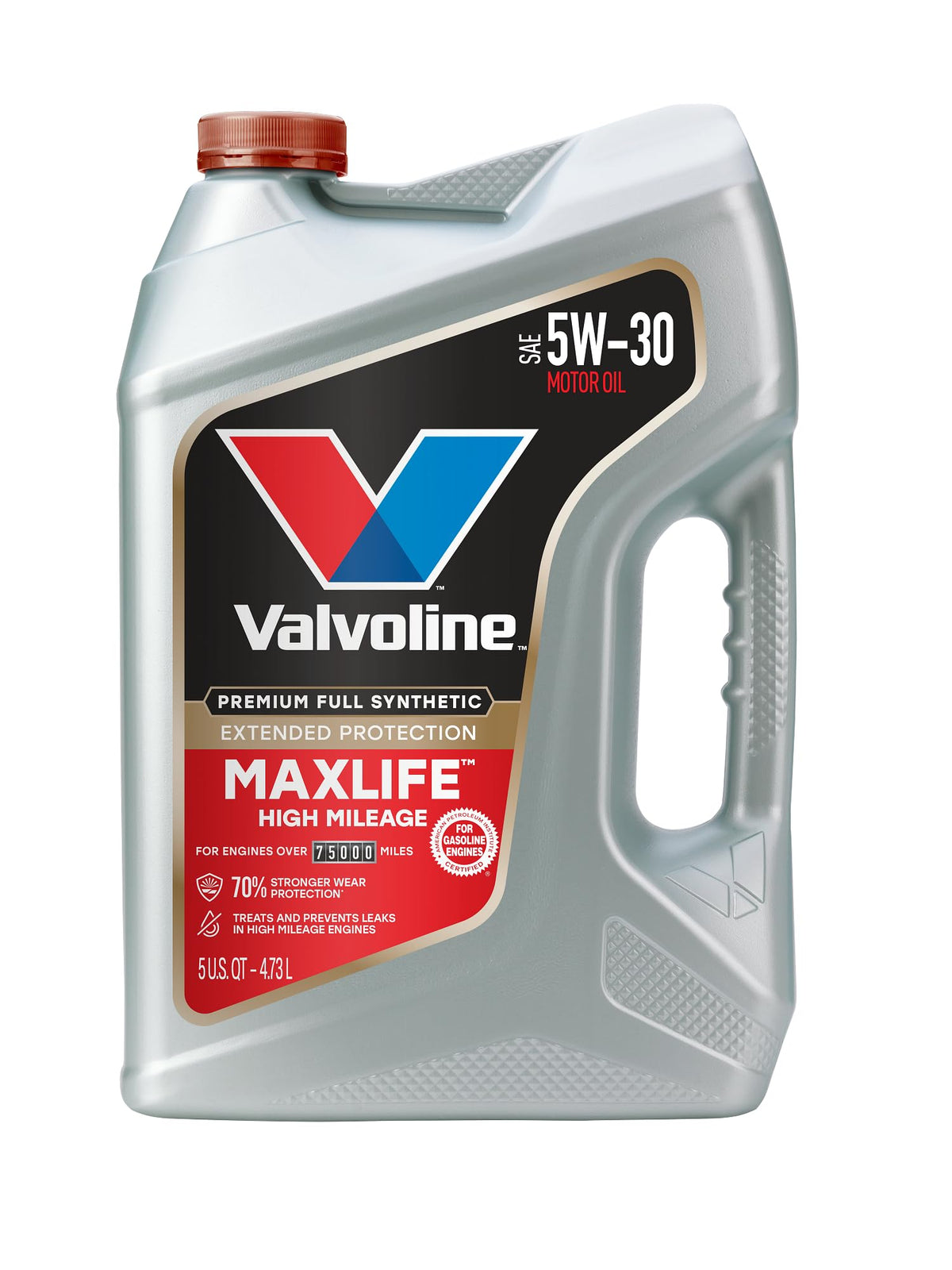 Valvoline MaxLife High Mileage 5W-30 Synthetic Blend Motor Oil 5 Quart Jansha Store
