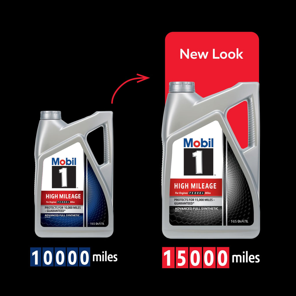 Mobil 1 Advanced Fuel Economy Full Synthetic Motor Oil 0W-20, 5 Quart Jansha Store