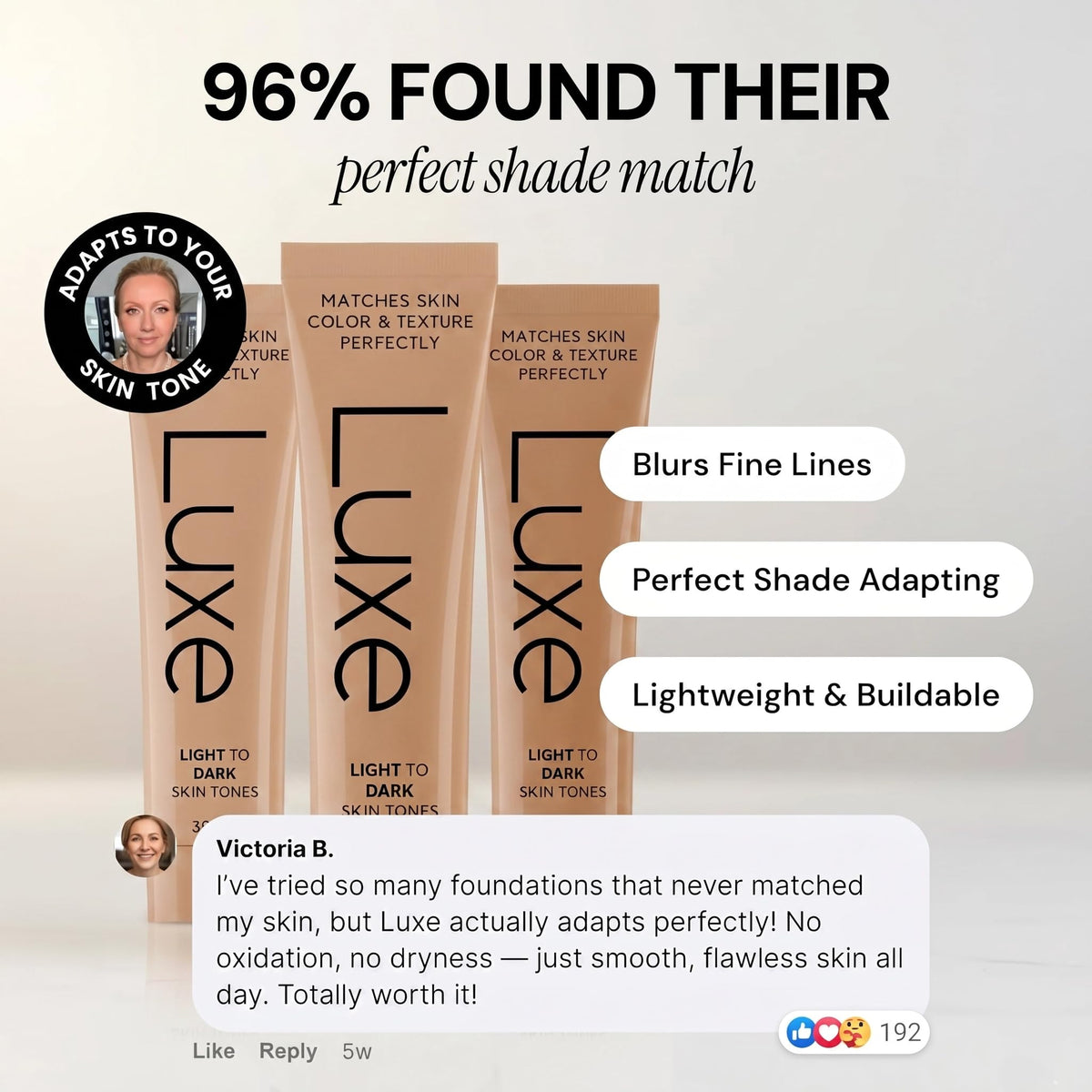Luxe Color Changing Foundation – Medium Jansha Store