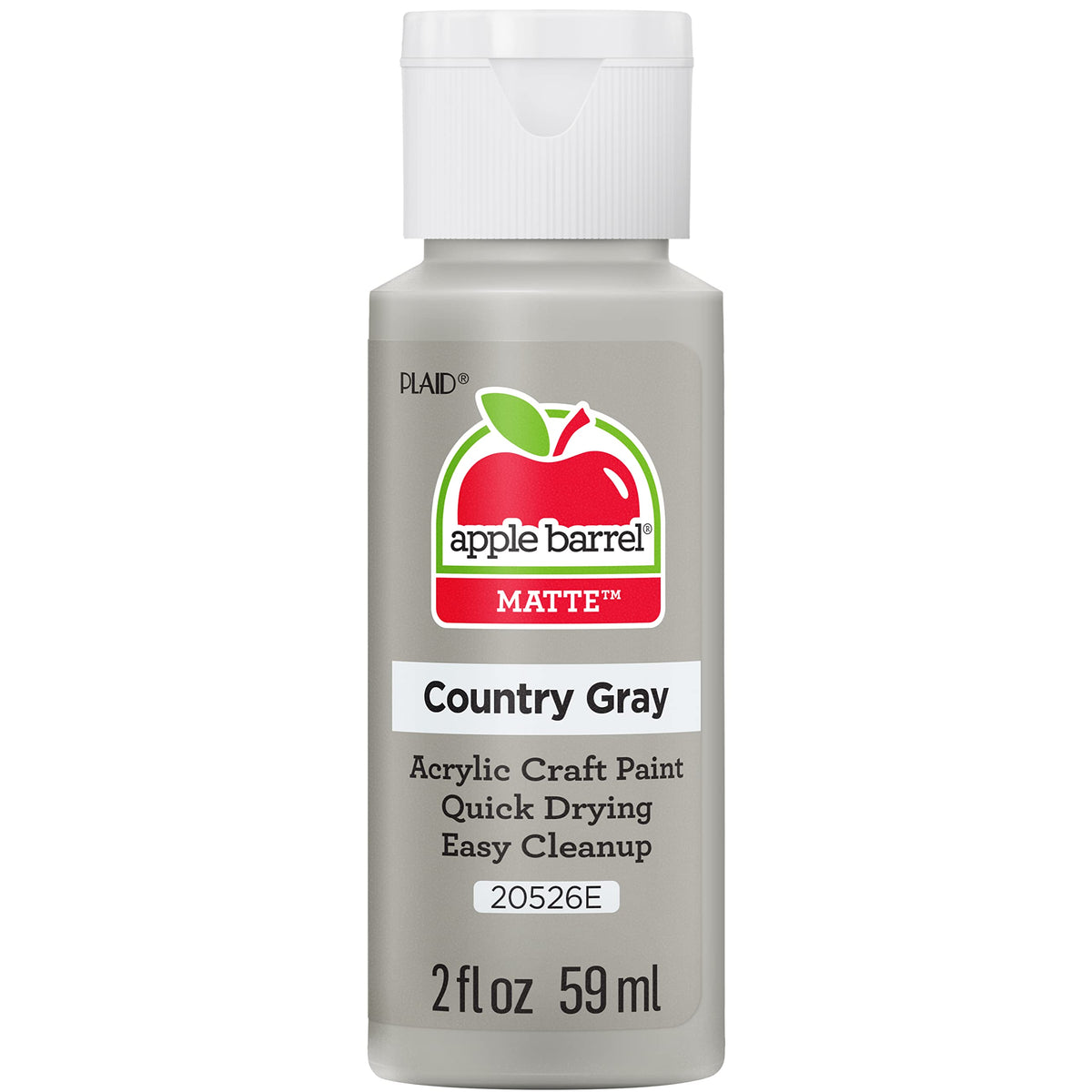 Apple Barrel Acrylic Paint in Assorted Colors (2 Ounce), 20503 White Jansha Store