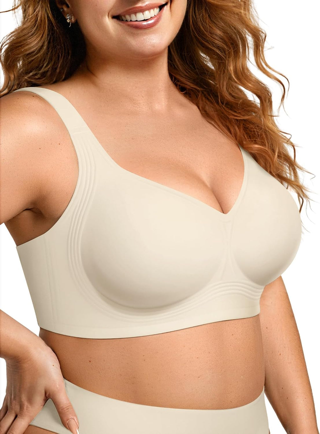 OEAK Womens Wireless Jelly Bras Plus Size Support Push Up Comfortable Bra Jansha Store