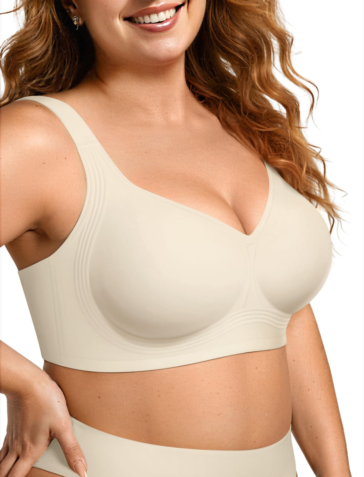 OEAK Womens Wireless Jelly Bras Plus Size Support Push Up Comfortable Bra Jansha Store