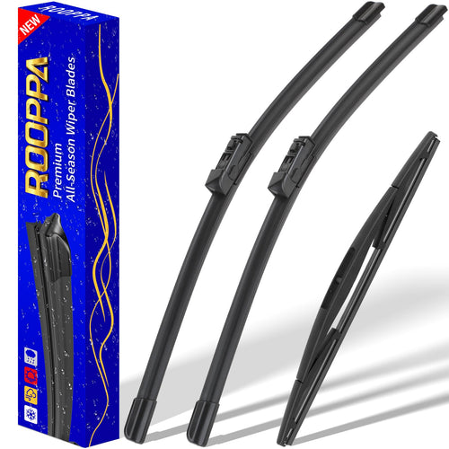 3 Wipers Fits Subaru Forester 2012-2018 Outback 2015-2019 Wiper Blades Jansha Store