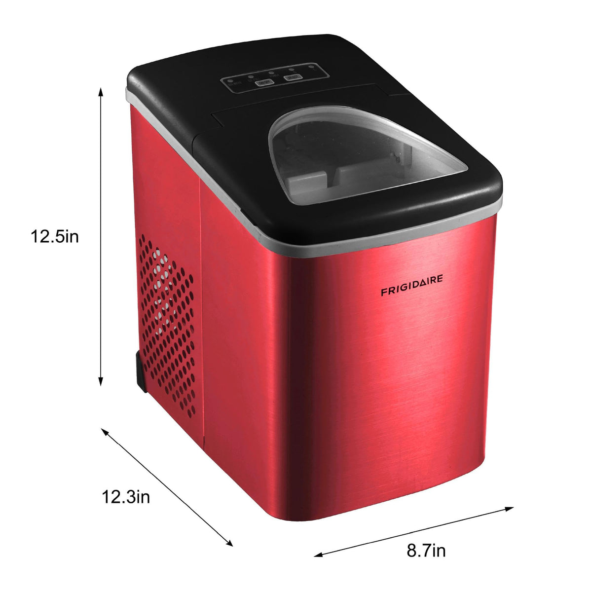 Frigidaire 26 Lbs per Day Portable Compact Maker, Ice Making Machine, Stainless, Medium Jansha Store