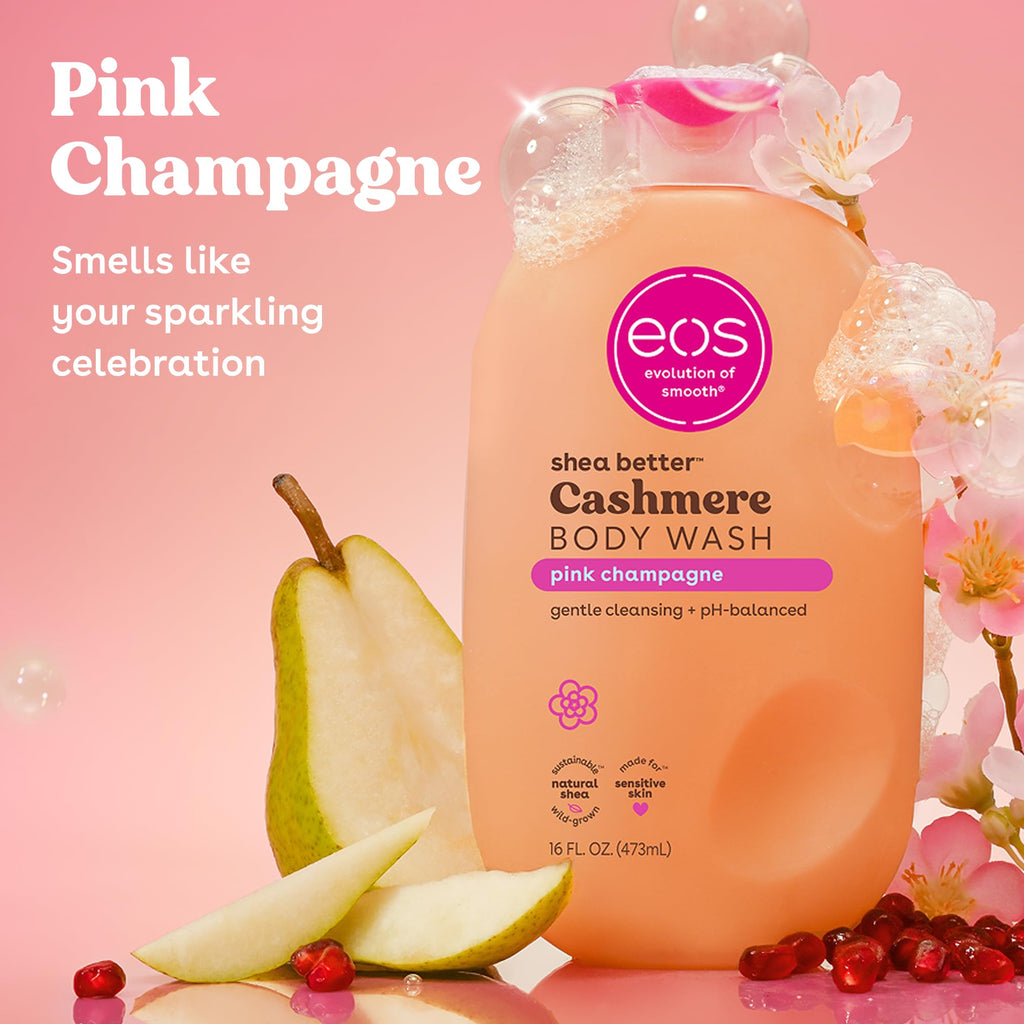 eos Cashmere Body Wash- Vanilla Cashmere, Creamy Gel with Shea Butter, 16 fl oz Jansha Store