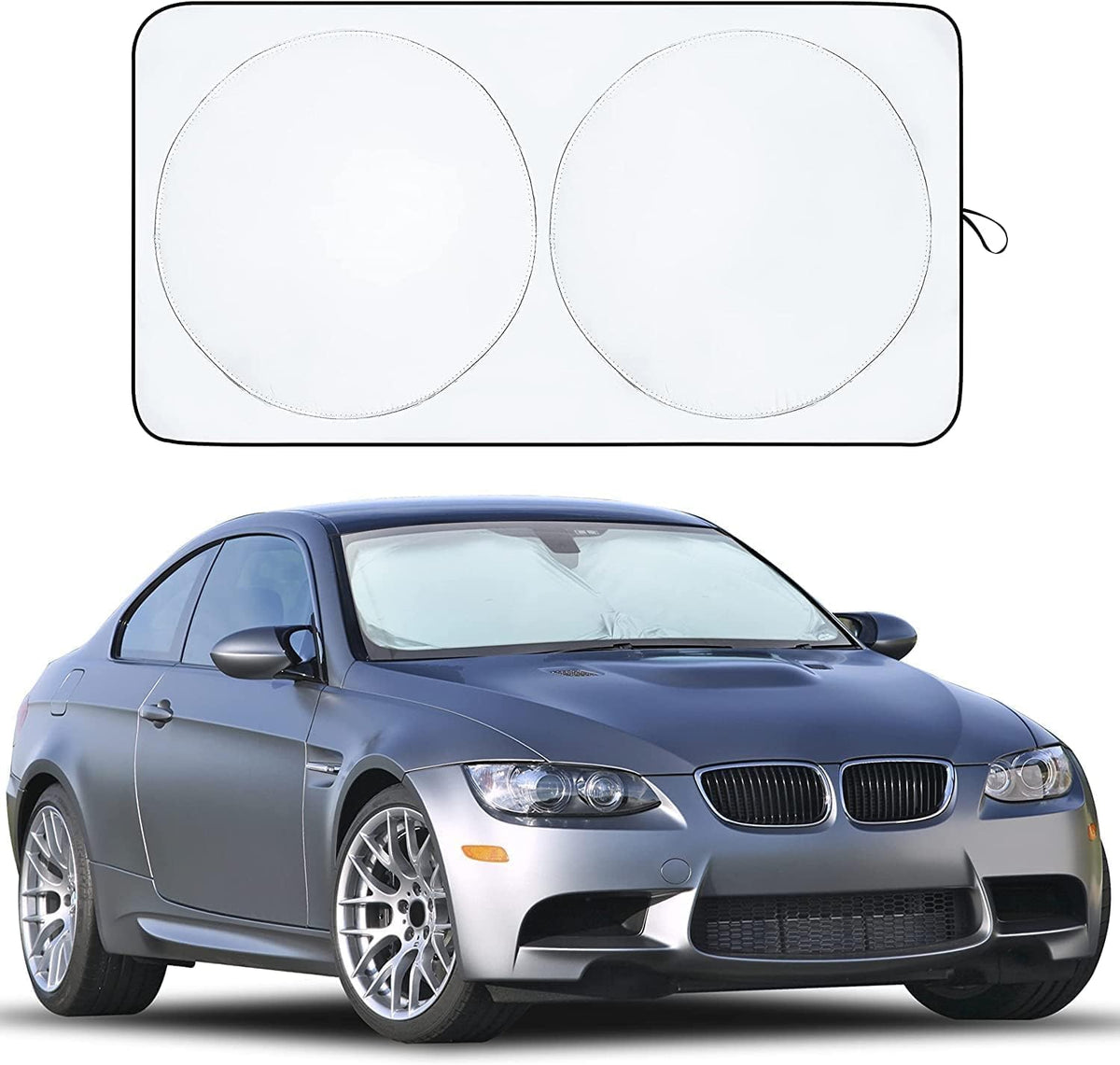 EcoNour Car Windshield Sun Shade, Front Window Sun Blocker for SUVs,Sedan Jansha Store