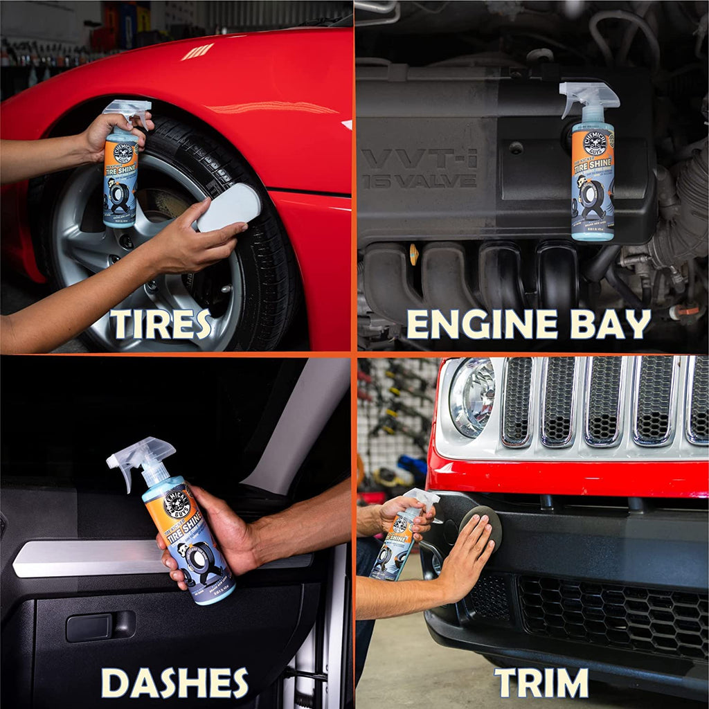 Chemical Guys, Tire Kicker Extra Glossy Tire Shine for Rubber & Trim, 16 oz Jansha Store