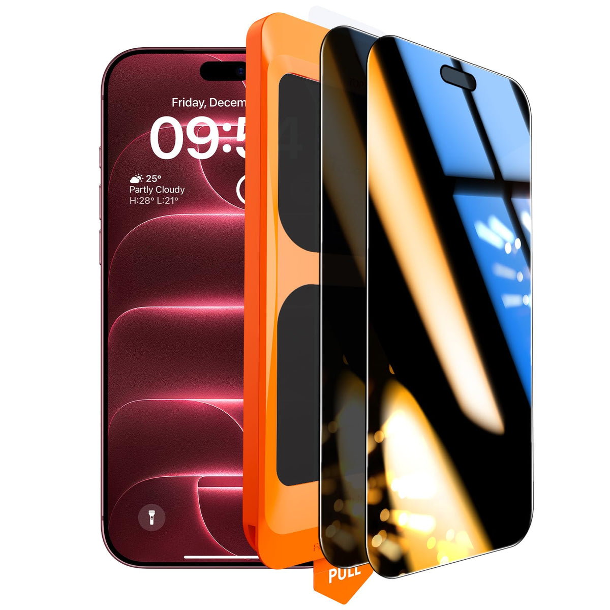 TOCOL for iPhone 17 Pro Max Screen Protector, Easy Installation Jansha Store