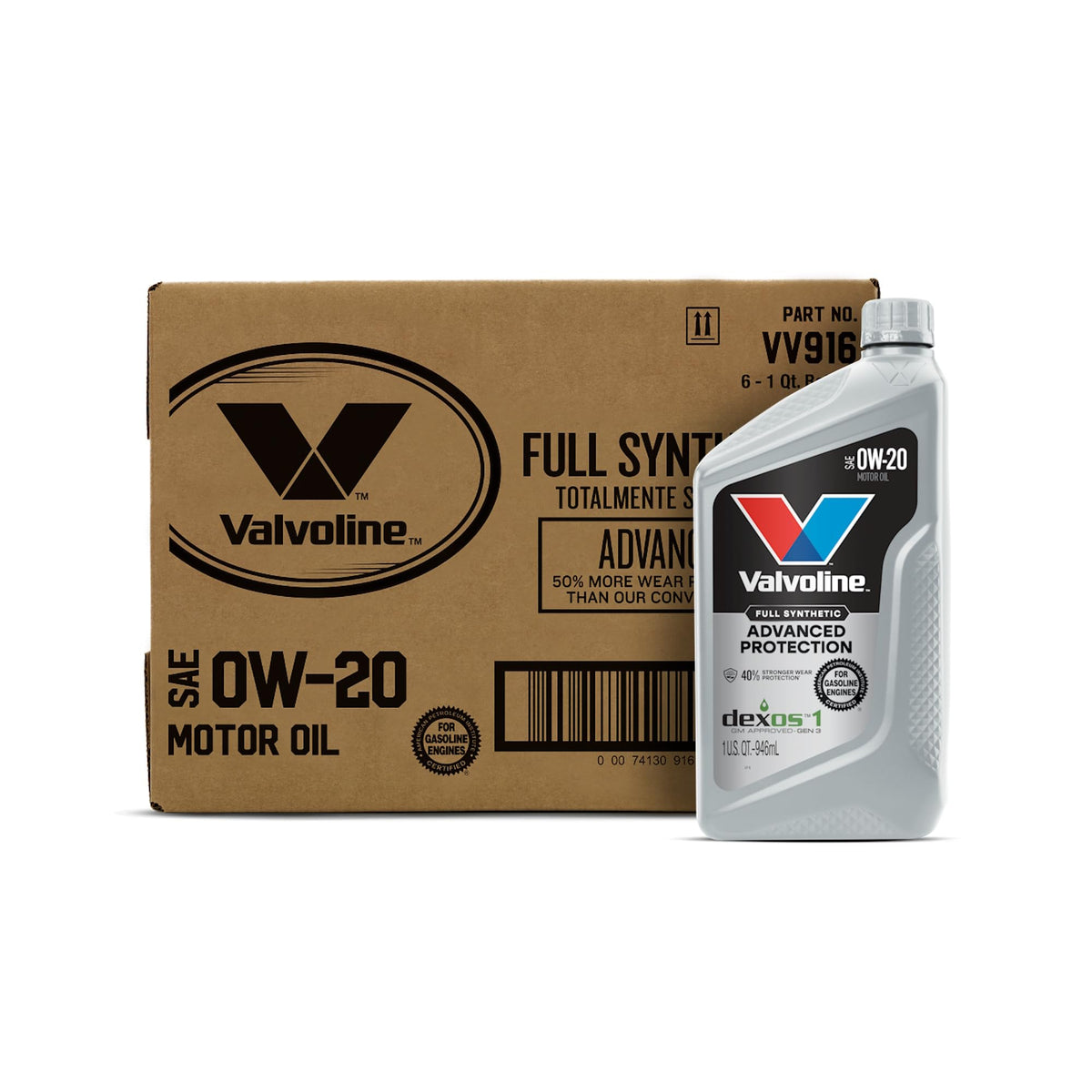 Valvoline Advanced Full Synthetic SAE 0W-20 Motor Oil 5 QT Jansha Store