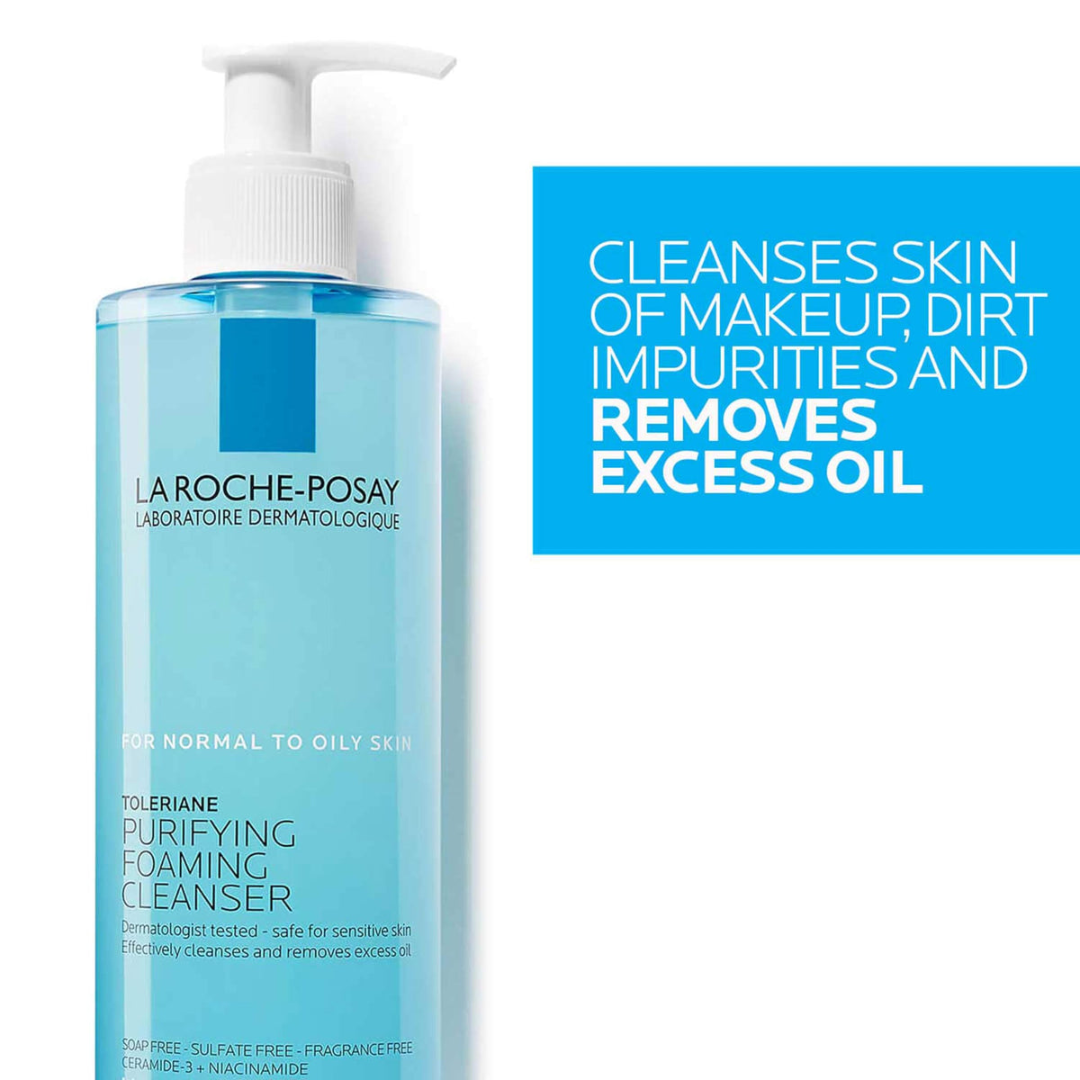 La Roche-Posay Toleriane Purifying Foaming Facial Cleanser with Niacinamide Jansha Store