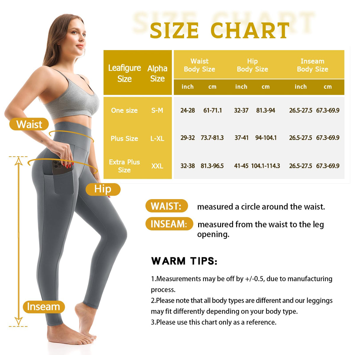 Walifrey Leggings with Pockets for Women Jansha Store