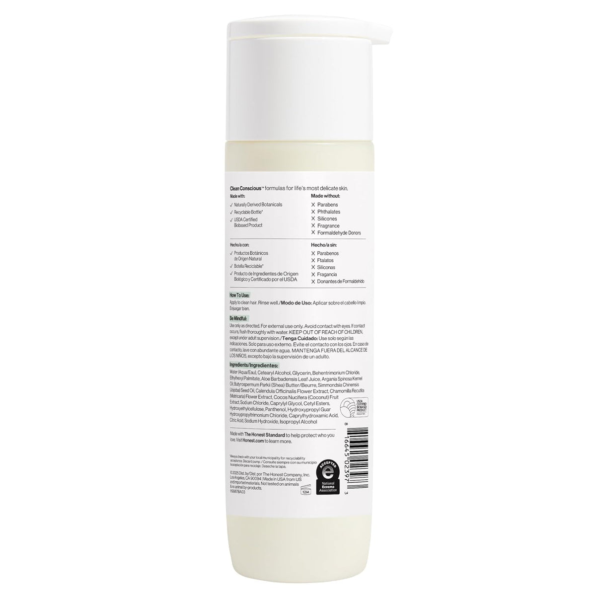 The Honest Company Conditioner, Hypoallergenic, Fragrance-Free, 10 fl oz Jansha Store