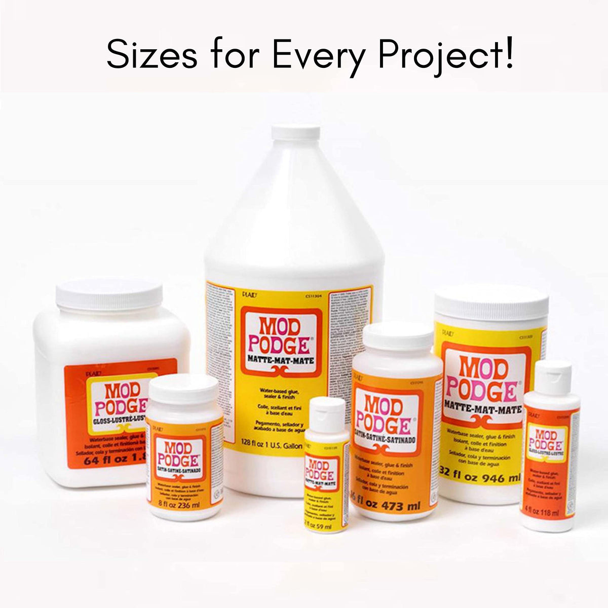 Mod Podge Gloss Sealer, Glue & Finish: All-in-One Craft Solution- Quick Dry, Easy Clean, for Wood, Paper, Fabric & More. Non-Toxic - Craft with Confidence, Made in USA, 16 oz., Pack of 1 Jansha Store