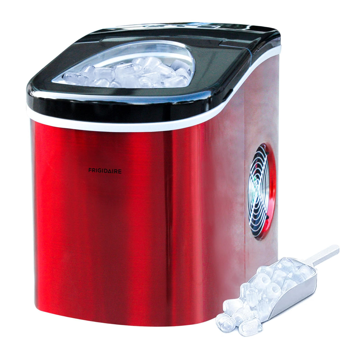 Frigidaire 26 Lbs per Day Portable Compact Maker, Ice Making Machine, Stainless, Medium Jansha Store