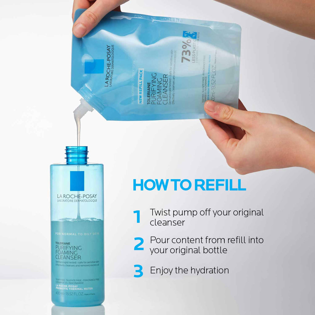 La Roche-Posay Toleriane Purifying Foaming Facial Cleanser with Niacinamide Jansha Store