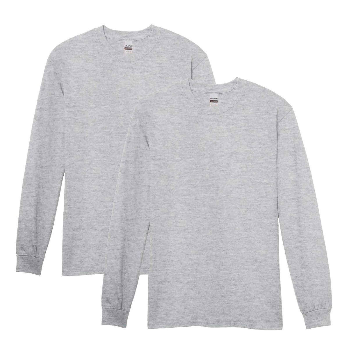 Gildan Adult Heavy Cotton Long Sleeve T-Shirt, Style G5400, 2-Pack Jansha Store