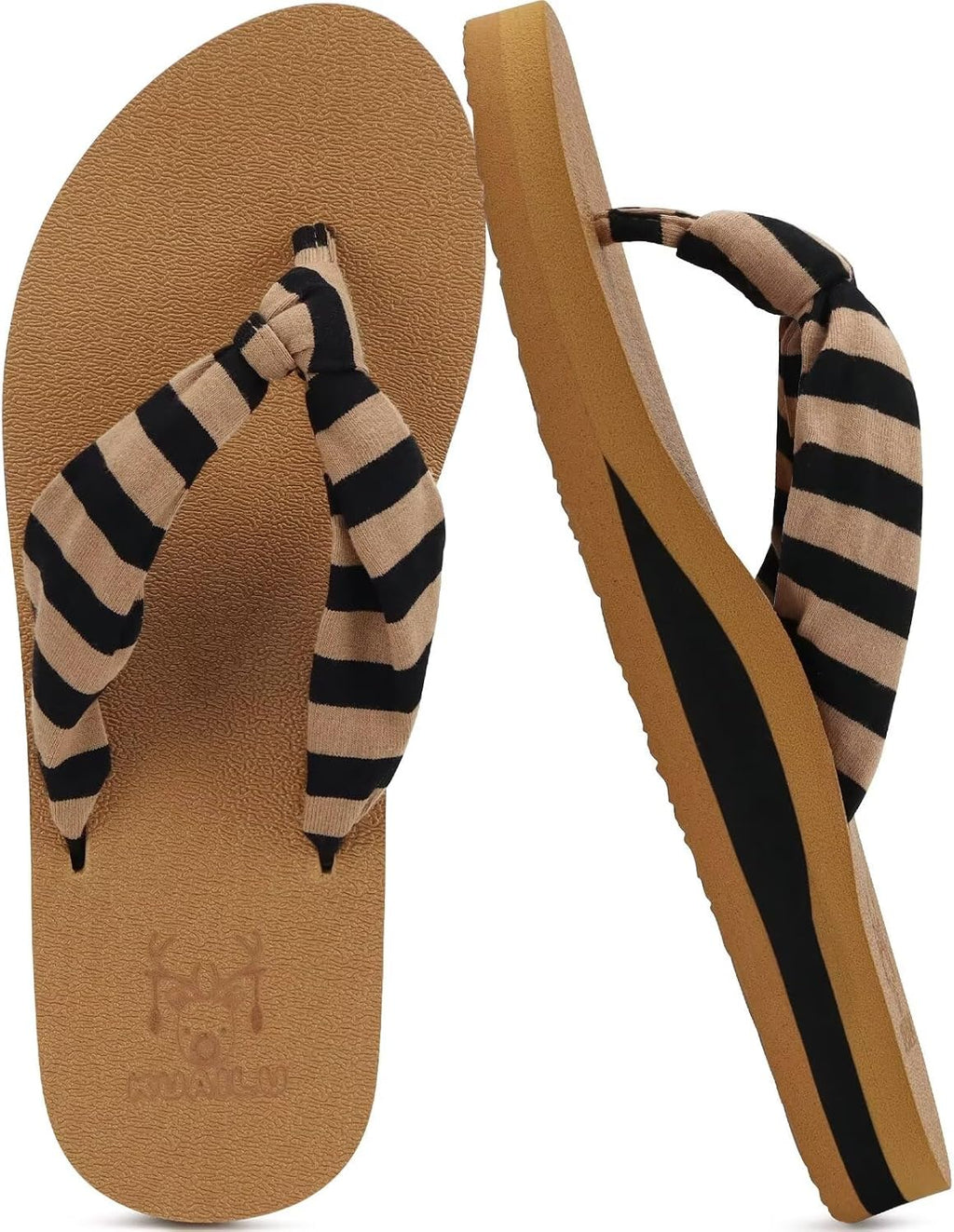 KuaiLu Flip Flops for Women with Arch Support Summer Beach Thong Sandals Jansha Store