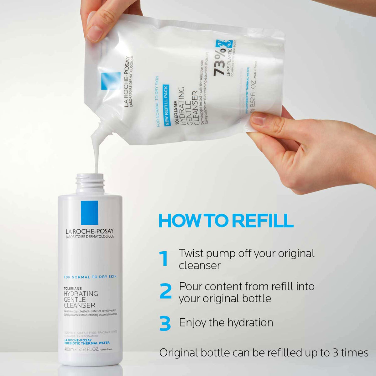 La Roche-Posay Toleriane Hydrating Gentle Facial Cleanser, with Niacinamide Jansha Store