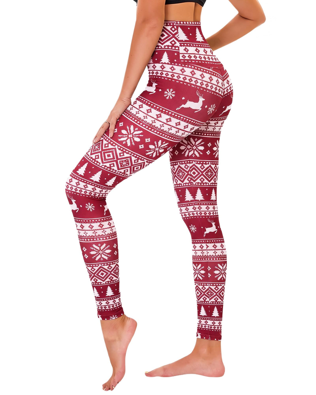 TNNZEET High Waisted Leggings for Women - No See Through Tummy Control Cycling Workout Yoga Pants with Pockets Reg & Plus Jansha Store