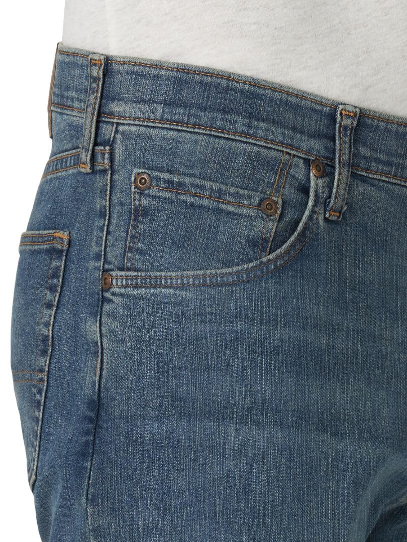 Wrangler Authentics Men's Regular Fit Comfort Flex Waist Jean Jansha Store