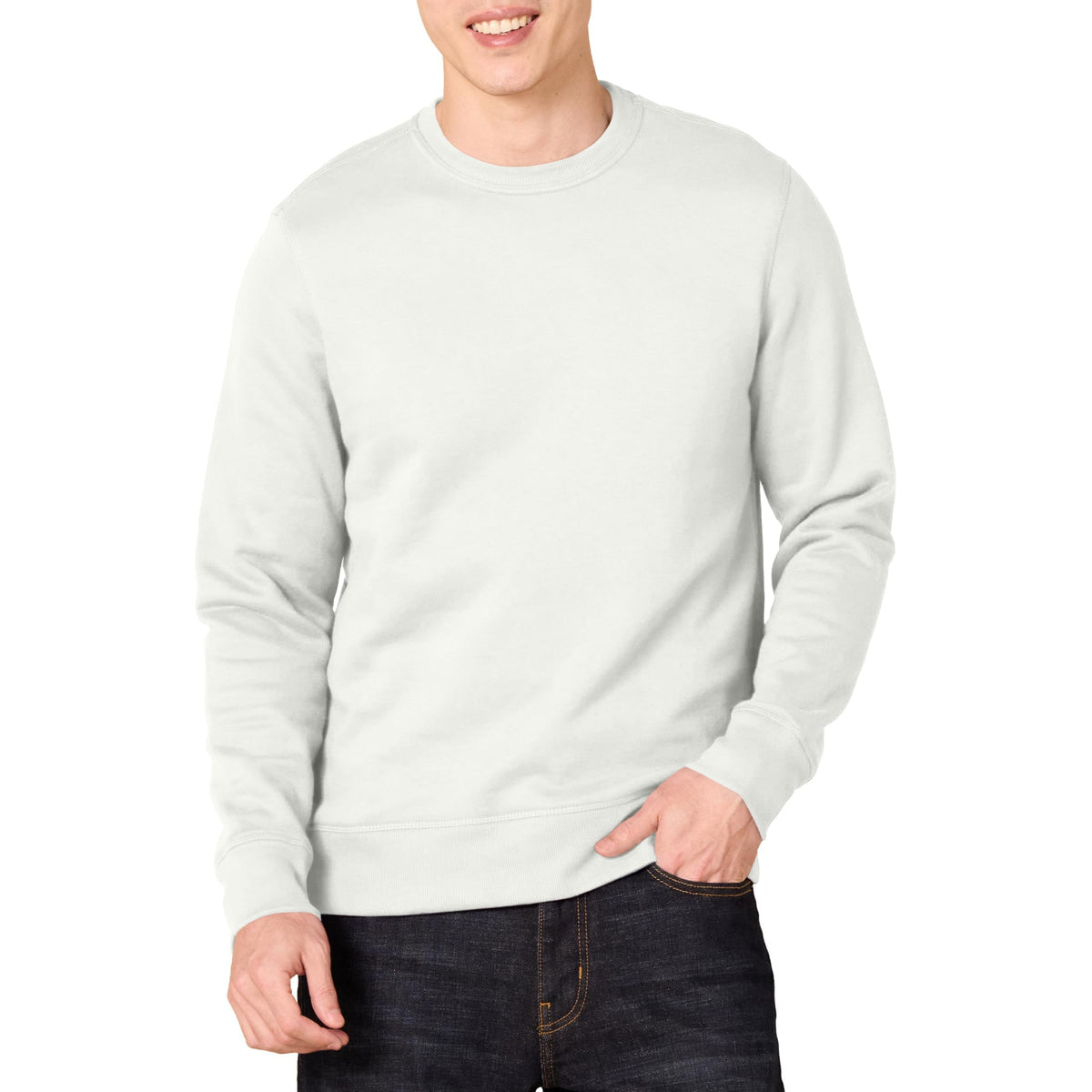 Amazon Essentials Men's Crewneck Fleece Sweatshirt Jansha Store