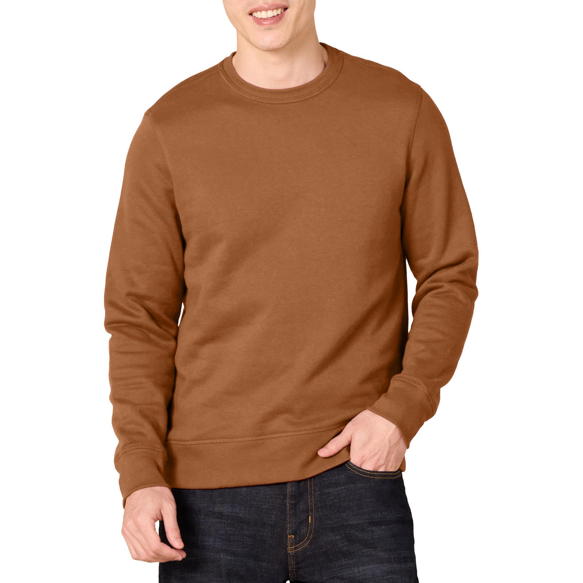 Amazon Essentials Men's Crewneck Fleece Sweatshirt Jansha Store