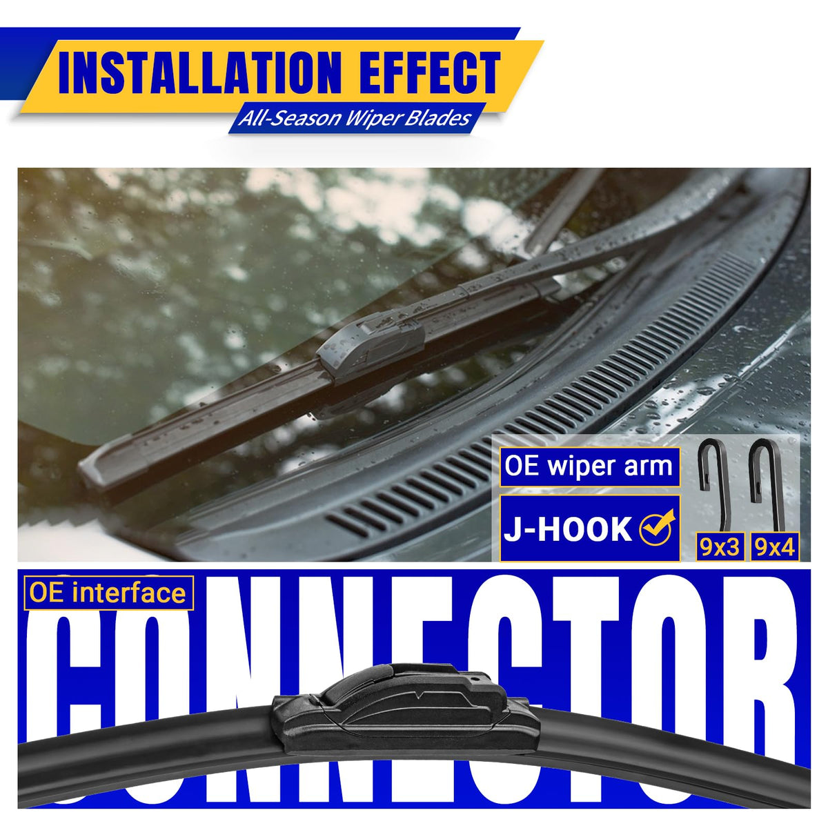 3 Wipers Fits Subaru Forester 2012-2018 Outback 2015-2019 Wiper Blades Jansha Store