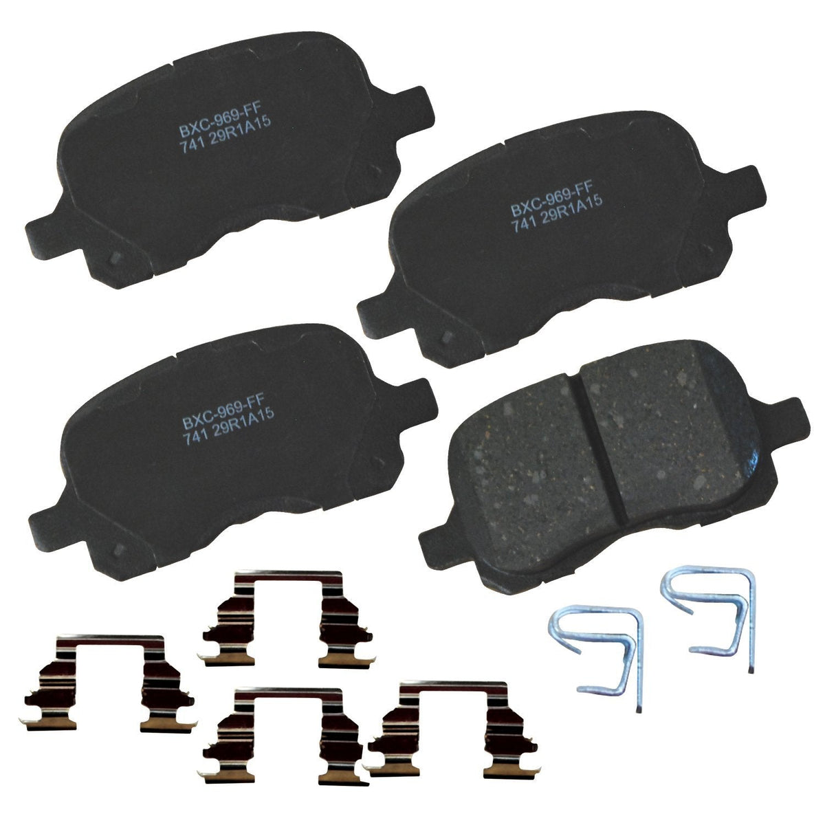 Bendix Premium SBC436A Ceramic Front Brake Pads for Toyota 4Runner 2002-2001, Hilux 2004, Tacoma 1998-1995 Jansha Store