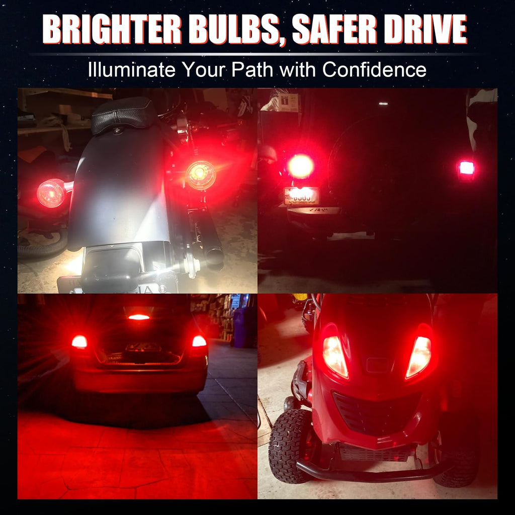 iBrightstar 3157 LED Bulb White, 4157 3156 LED Reverse Light Bulbs Super Bright for Tail Brake Lights Backup Lights Turn Signal Lights, 2 Pack Jansha Store