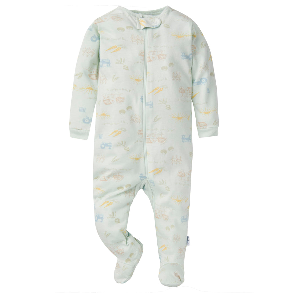 Gerber Baby Girls 4-Pack Sleep 'N Play Footie Jansha Store
