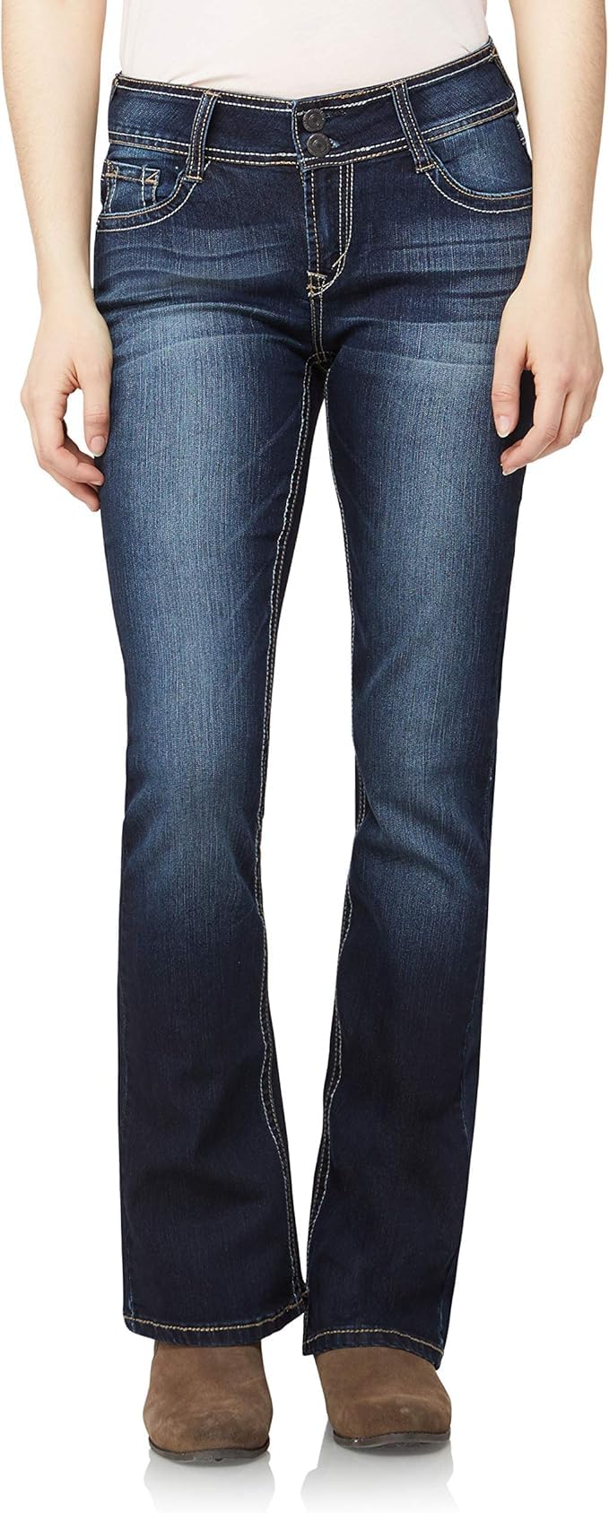 WallFlower Luscious Curvy Bootcut Jeans for Women, Sizes 0-24 Jansha Store