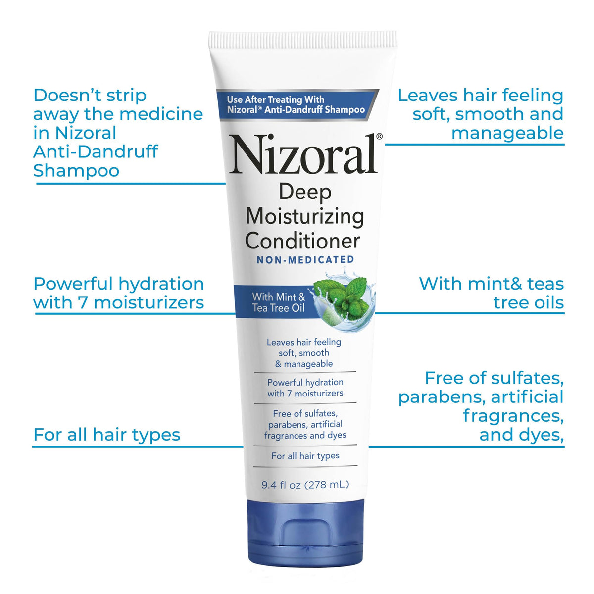 Nizoral Anti-Dandruff Shampoo with 1% Ketoconazole, Fresh Scent, 7 Fl Oz Jansha Store