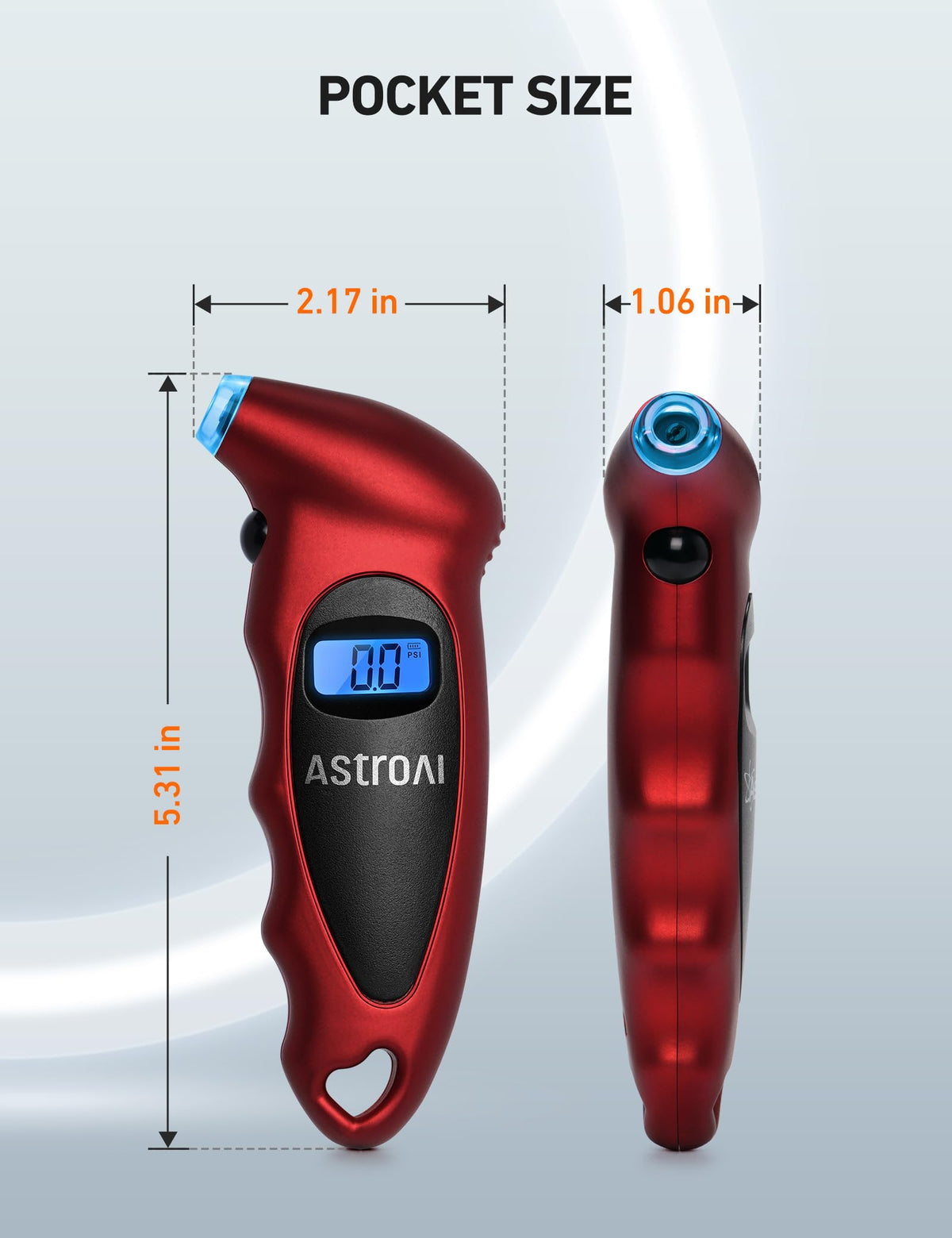 AstroAI Digital Tire Pressure Gauge 150PSI, ±1PSI Accuracy for Car Truck Jansha Store