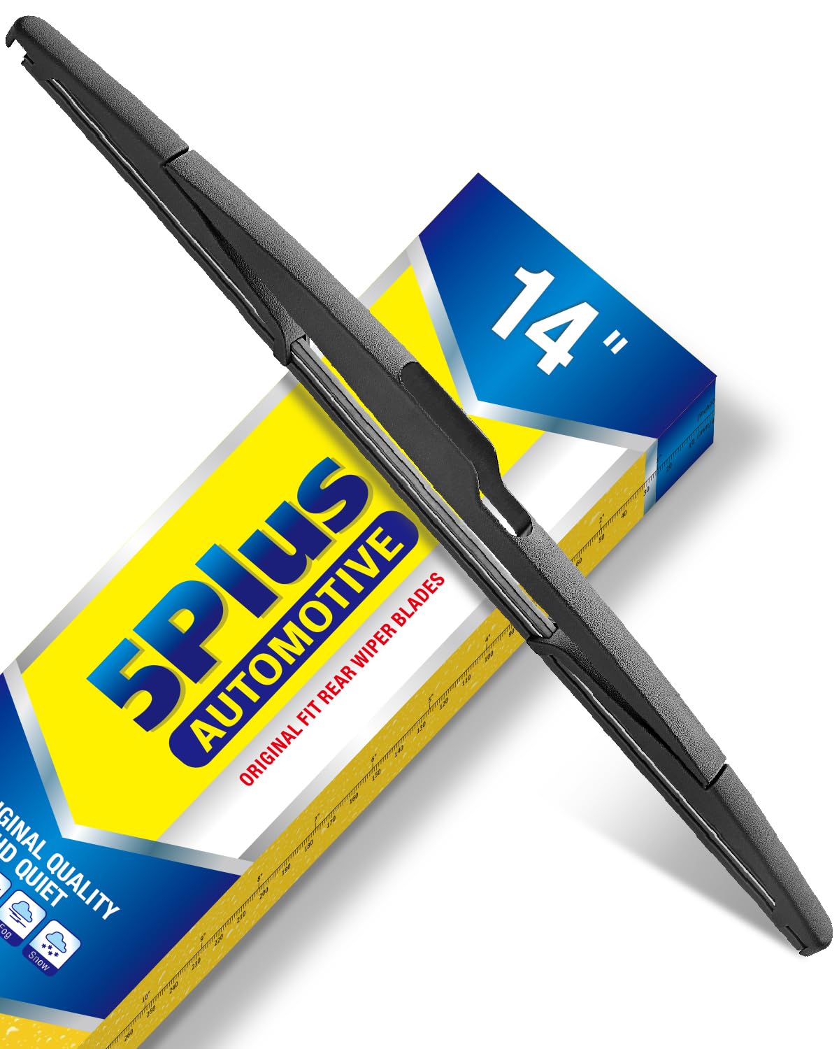 5 PLUS RearQuiet 12 Inch Rear Wiper Blade,OEM Replacement Rear Window Wiper Jansha Store