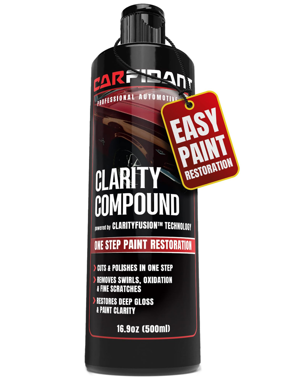 Carfidant Scratch Repair and Swirl Remover - Car Paint Scratch Remover & Restorer Kit with Buffer Pad - Polishing & Waxing Kits - Compound for Vehicles Paint Repair - 8.4 fl. Oz. Jansha Store