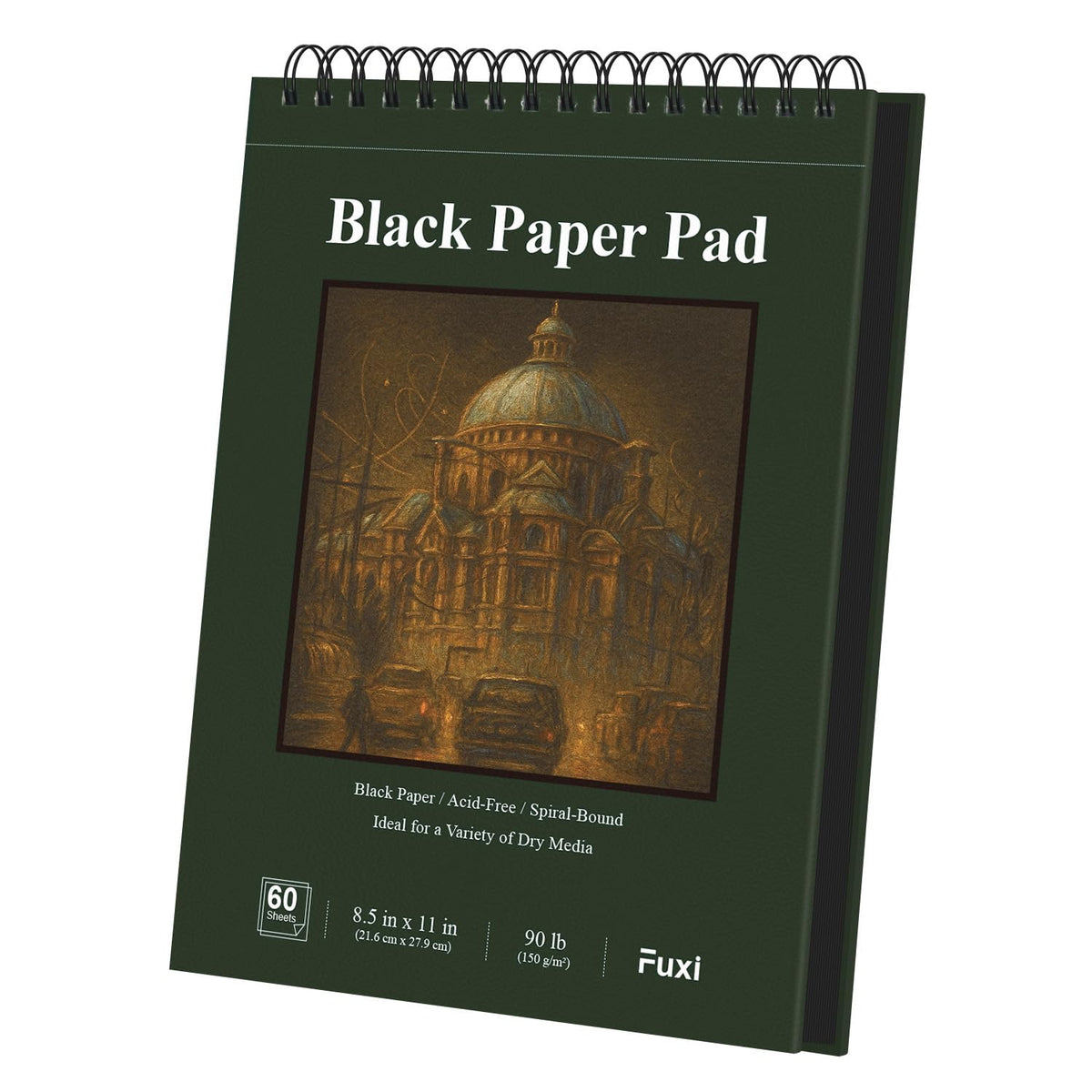 Fuxi Coloring Book & Sketchbook Set, 2-Pack, 9 x 12 in Jansha Store