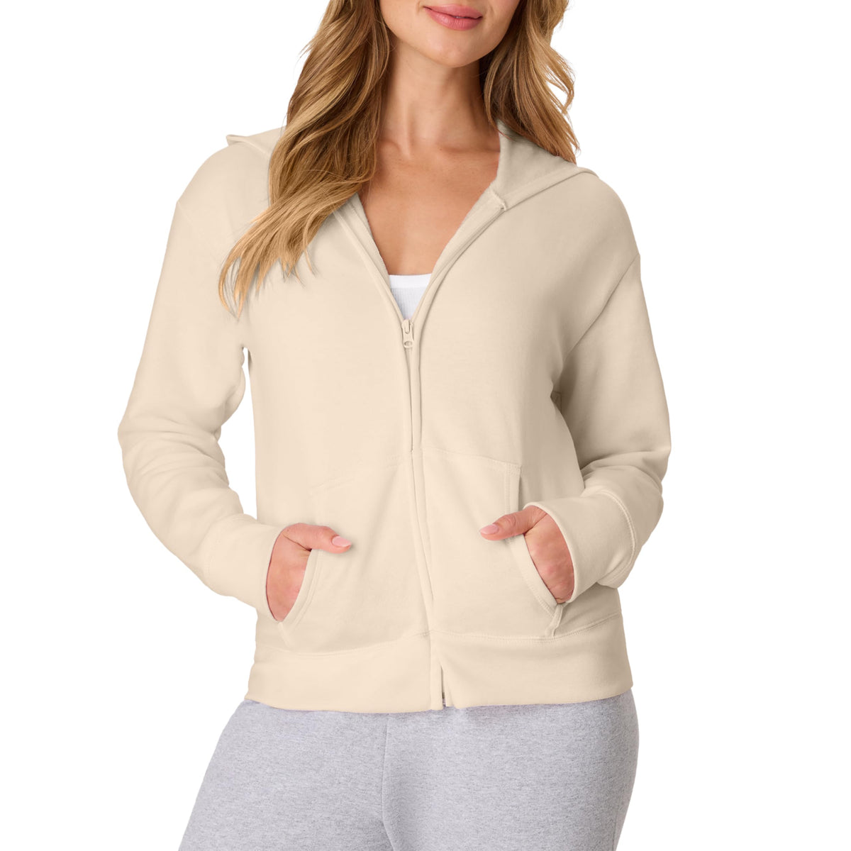 Hanes Women's EcoSmart Fleece Sweatshirt for Women, Soft Midweight - Full-Zip Hoodie, Sweatshirt, or 1/4 Zip Jansha Store