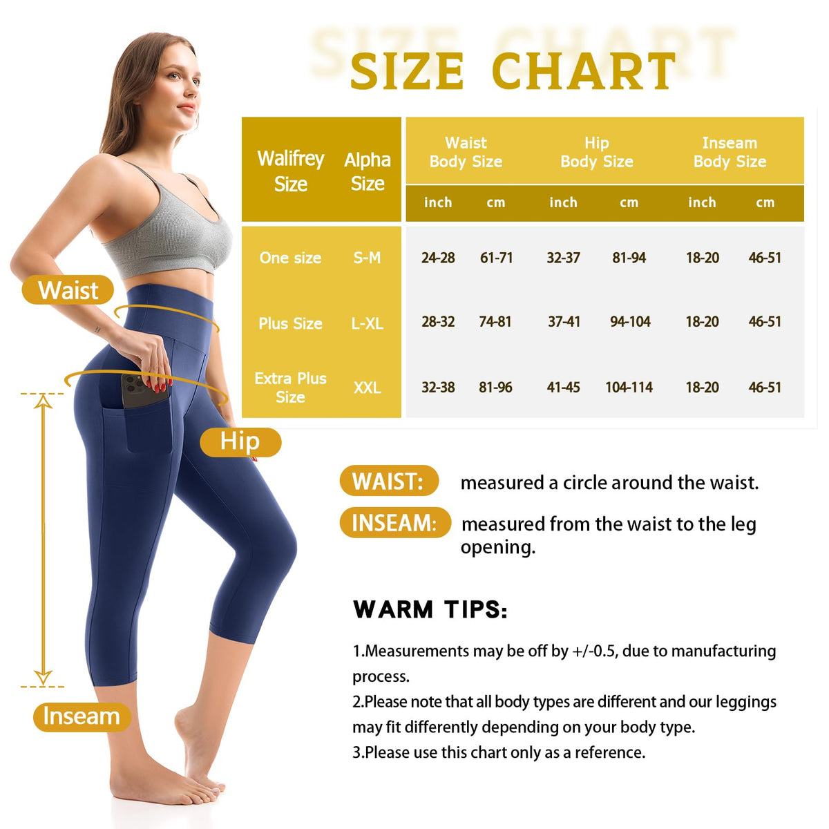 Walifrey Leggings with Pockets for Women Jansha Store