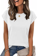 Zeagoo Womens Tops Summer Casual Cap Sleeve Tshirts Shirts Business Blouses Jansha Store