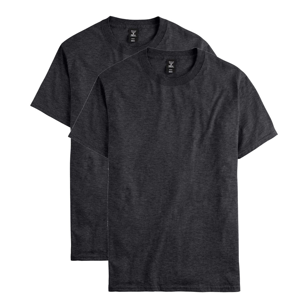 Hanes Men's Beefy-T T-Shirt, Heavyweight Cotton T-Shirts for Men, 1 or 2 Pack, Men's Tees (Tall Jansha Store