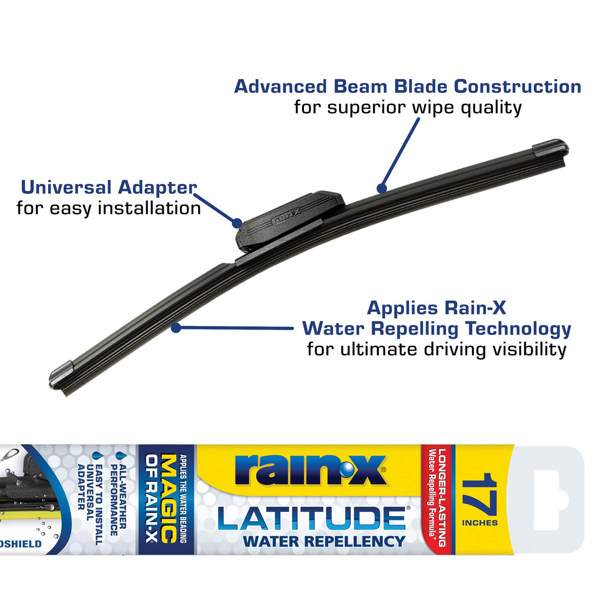 Rain-X 810363 Repellency Water Repellent Wiper Blades, 22" Windshield Wipers (Pack of 2), All Weather Streak-Free for Enhanced Visibility w/Water Repellency Formula [Amazon Exclusive] Jansha Store