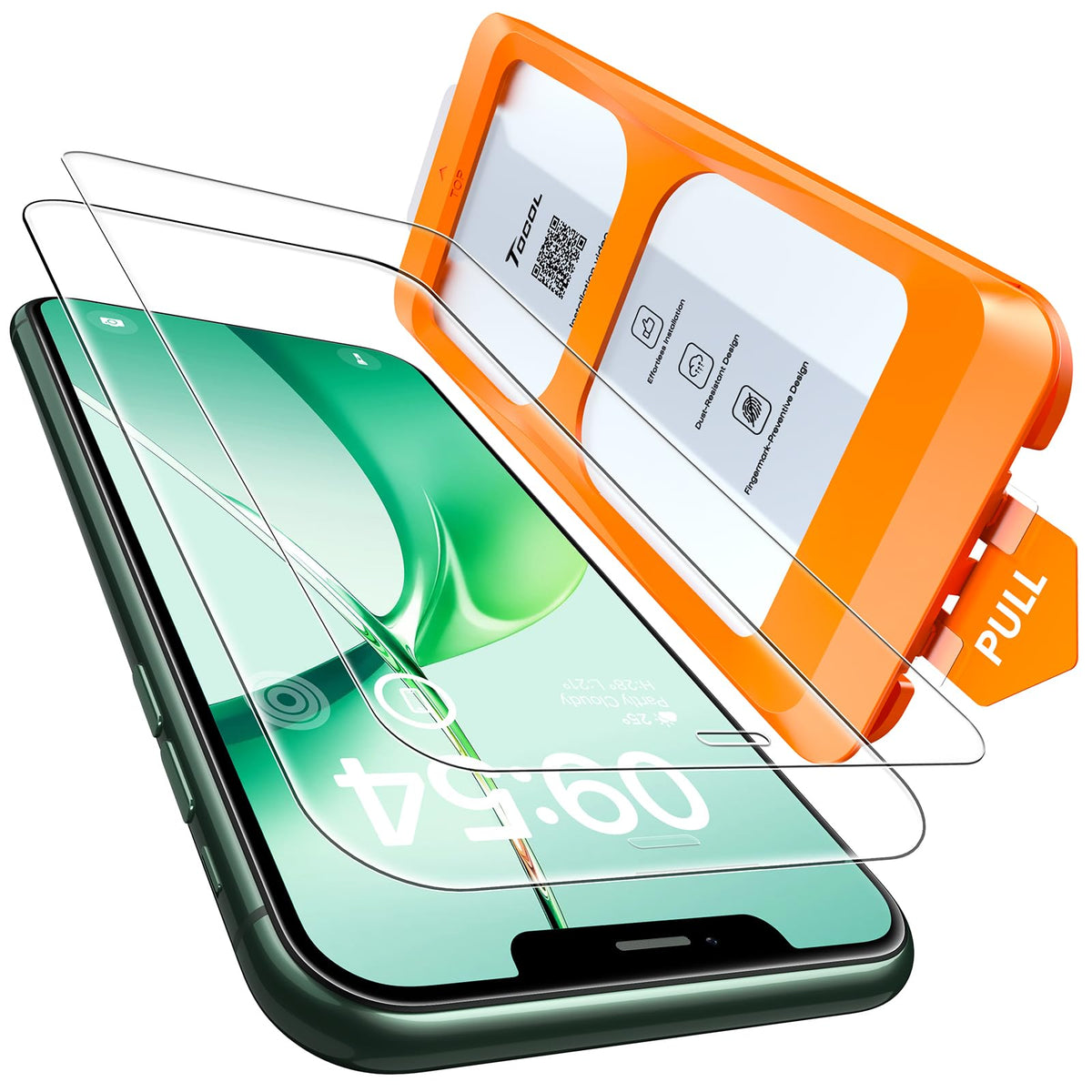 TOCOL for iPhone 17 Pro Max Screen Protector, Easy Installation Jansha Store