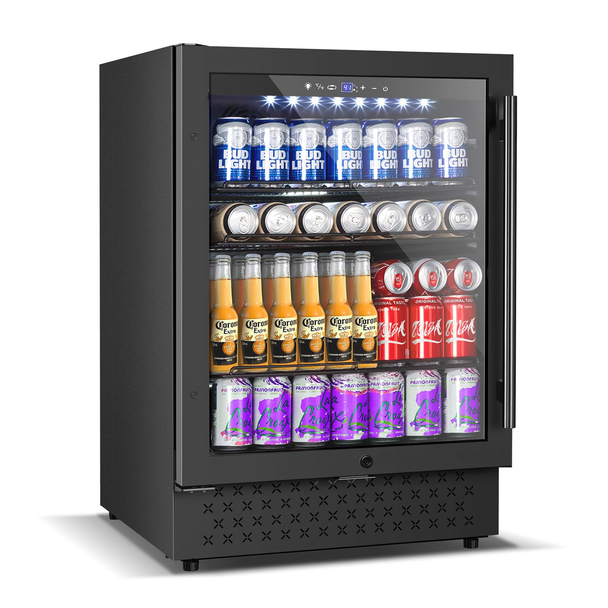 24 Inch Upgraded Dual Zone Wine and Beverage Refrigerator Cooler Jansha Store