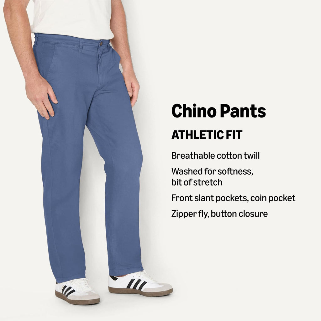 Amazon Essentials Men's Skinny-fit Stretch Chino Khaki Pant, Casual Business Wear Jansha Store