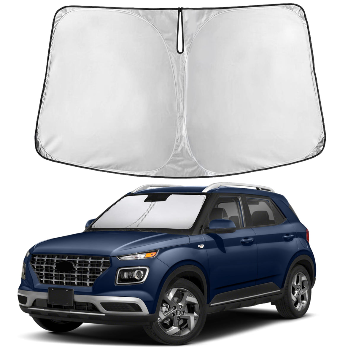 EcoNour Car Windshield Sun Shade, Front Window Sun Blocker for SUVs,Sedan Jansha Store