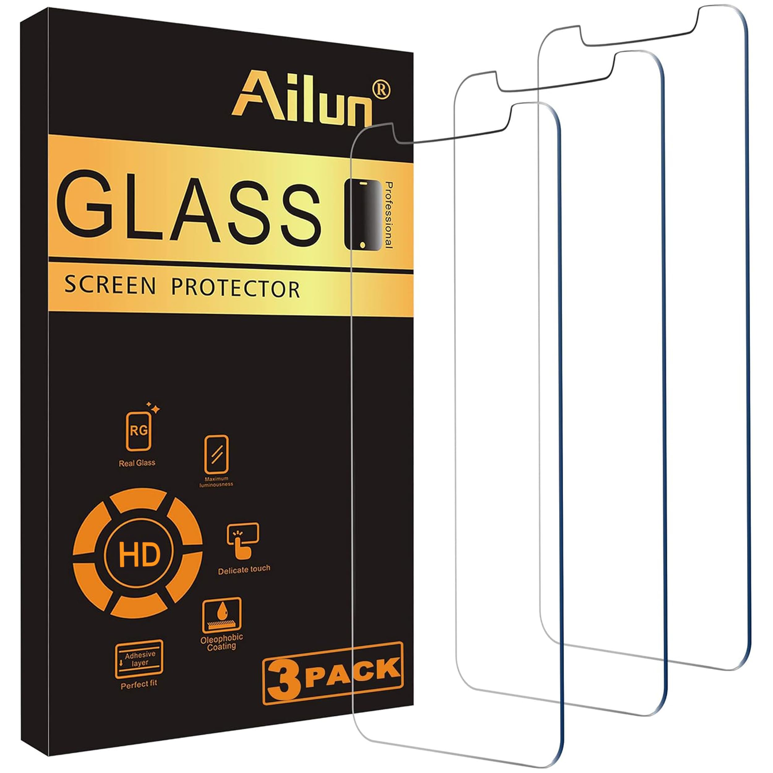 Ailun 3 Pack Screen Protector for iPhone 16 / iPhone 15 / iPhone 15 Pro Jansha Store