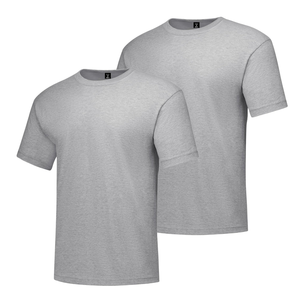 Hanes Men's Beefy-T T-Shirt, Heavyweight Cotton T-Shirts for Men, 1 or 2 Pack, Men's Tees (Tall Jansha Store